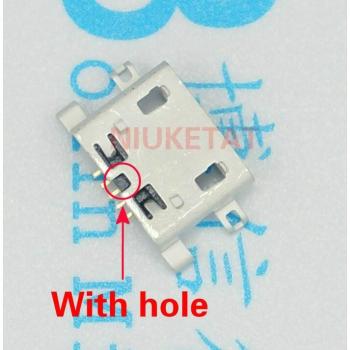 100pcs Micro USB B Female Charging Socket