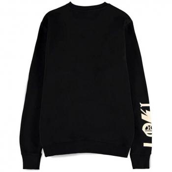 Marvel Loki Rundhals Sweater Schwarz XL