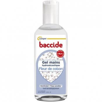 BACCIDE Gel Mains – Nettoyage à la Fleur de Coton, 30 ml