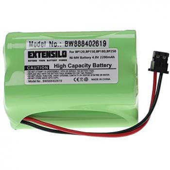 Batteria NiMH Extensilo 2200mAh per Bearcat BC120XLT, BC220XLT, BC230XLT, BC235XLT, BC245XLT (4.8V)