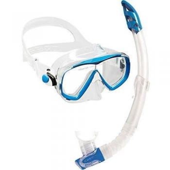 Cressi Kit Snorkeling Estrella E Gamma Blu Trasparente