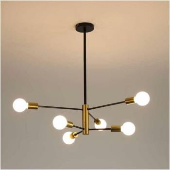 Sospensione Vintage Metallo Nero