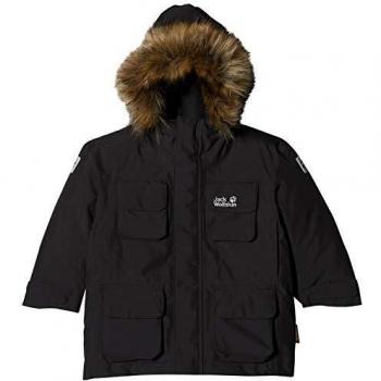 Jack Wolfskin Kinderserie: Ice Explorer Daunenjacke in Phantom, 116 mm