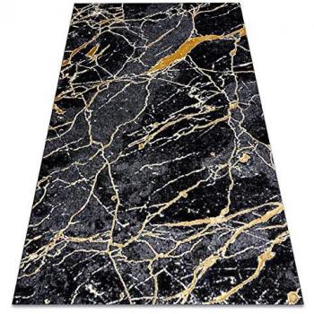 RUGSX Glamour Black & Grey Rug