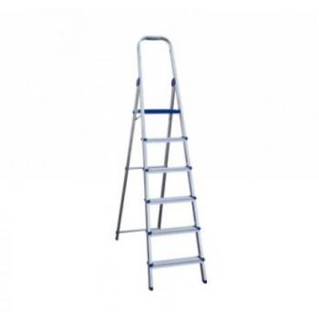 Escalera de aluminio 8 peldaños tipo tijera Svelt 2.00 m