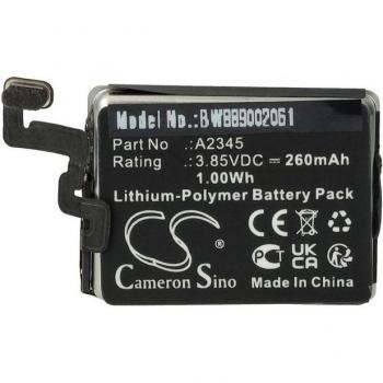 Vhbw 260 mAh Li-Polymer Akku für Apple Watch