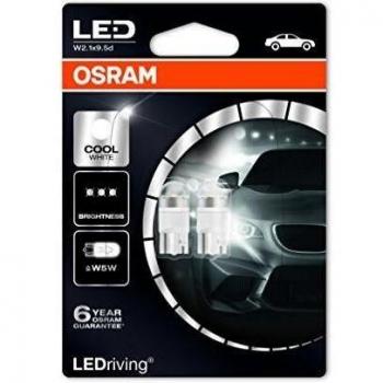 OSRAM LED W5W, 2850CW-02B, Cool White, 12V PKW, 2 Stück