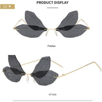 Retro Schmetterlings-Sonnenbrille für Damen