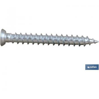 Screws de Hormigón Plana Torx 7.5mm x 100mm – Caja de 100 unidades
