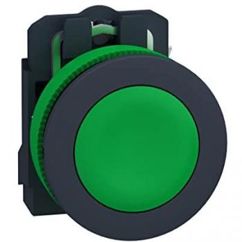 Flush green push button
