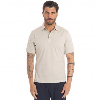 Polo People of Shibuya – Filo di Scozia Colore Sabbia (Collezione Limited)