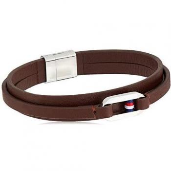 Pulsera de acero y piel Tommy Hilfiger 2790027