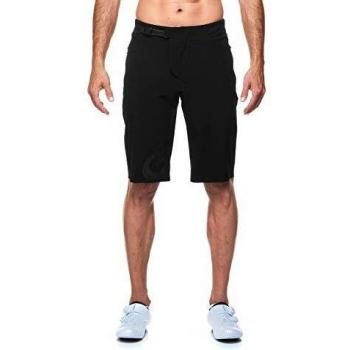 Zwarte gepolsterde fietsshort voor mannen