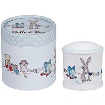 Belle & Boo Whimsical Money Box, Blue and Friends