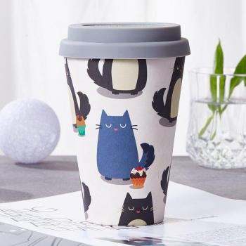 Tasse à café en bambou, design britannique, dégradable, Shopp J185