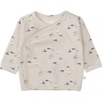 Beige Caldo Camicia Staccato con Portafoglio