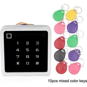 Clavier tactile étanche IP67 en métal 125Khz 13.56MHZ RFID contrôle d'accès 2000 utilisateurs