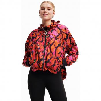 Veste Rouge Femme Style Sportif S
