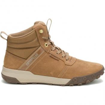 Caterpillar para hombre. P726105 Botas Hex Ready Mid marrón (43), Plano, Cordones, Casual, Poliéster reciclado, Caterpillar outlet 2024