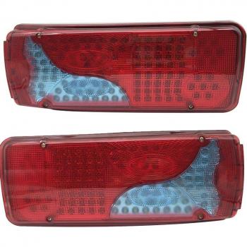 Luz de cola trasera 24V para camiones de remolque, 120 LED