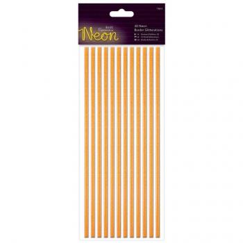 Electric Orange 3D Adhesive Shine Strip