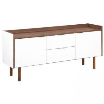 Beliani Commode moderne en bois sombre – Madera