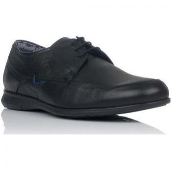 ZAPATOS DE CORDÕES FLUCHOS NELSON 9761 EM VACHETA NEGRO