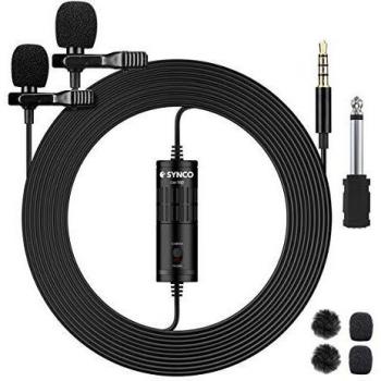 Microphone Cravate Double Tête SYNCO Lav-S6D