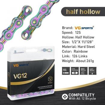 VG Sports 12 Speed Bicycle Chain