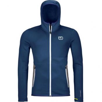 Felpa in pile con zip e cappuccio