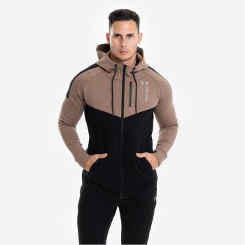 Felpa con Zip Verde PICSIL Urban Premium