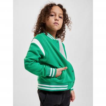 Urban Classics Inset Bomber Jacket Green/White 110-116 cm