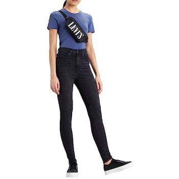 Levi's Mile High Rise Super Skinny Fit Jeans Black W24 L30