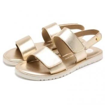 UK 9 Gioseppo Rehoboth Platinum Sandals for Girls