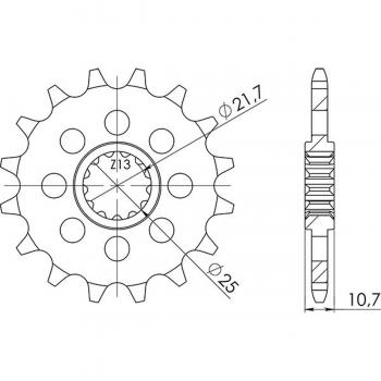 Supersprox CST-1595 Kettenblatt 16