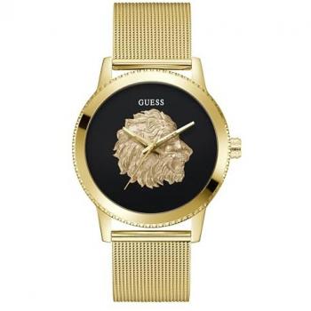 Reloj de Hombre Guess Monarch de Acero con Correa Dorada