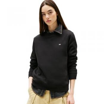 Tommy Jeans Regular Fit Sweatshirt in Schwarz