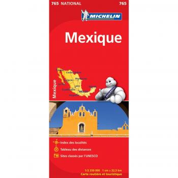 Carte Mexique Michelin