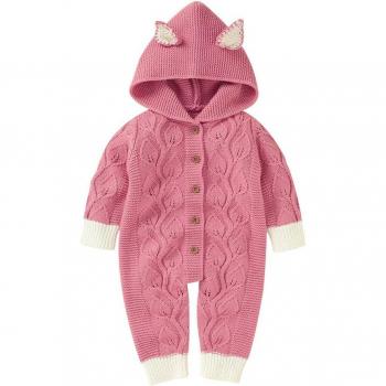 ARLONEET Babyoverall mit Kapuze und Hasenprint