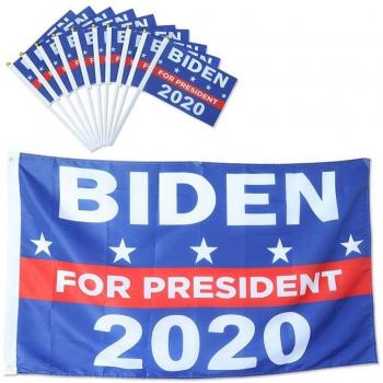 11-Piece Handheld Flags for Presidential Celebrations and Parades