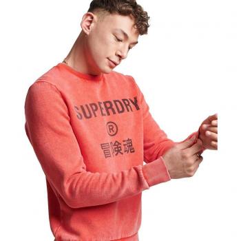 Felpa Superdry Vintage XL Rosso/Arancione/Nero