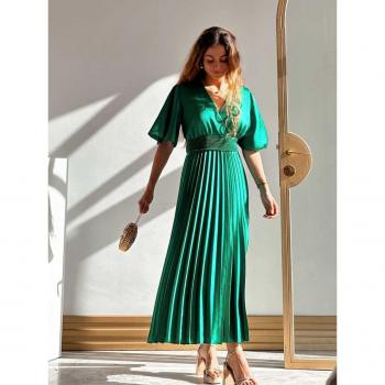 Vestido Midi Verde de Benetton