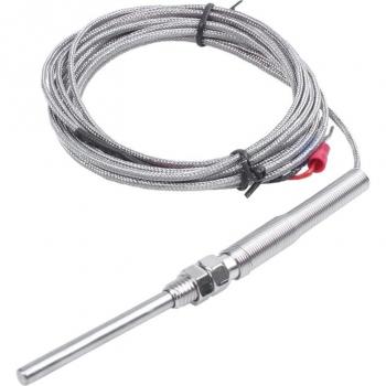 Cable Sonda de Temperatura Tipo K 50x5mm 800°C 3 metros