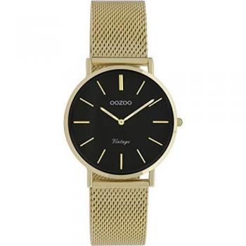 OOZOO Fashion-Style Damenuhr 32 mm Gold/Schwarz