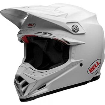 BELL Moto-9S Flex Solid Crosshelm Weiß S 55-56cm