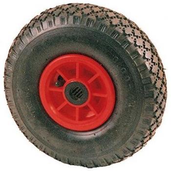 Roue en caoutchouc souple pour chariot à bagages 260 × 85 mm avec chambre à air