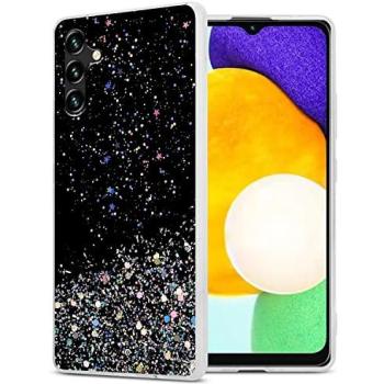 Stylische Glitzer Hülle für Samsung Galaxy A13 5G, Schwarz
