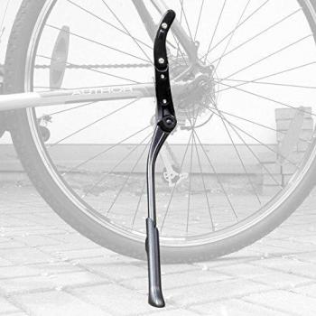 Vélo bequille AKS-500 R 24-29 Pouces béquille latérale arrière Alu Noir avec câble de frein intégré