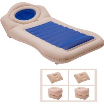 Cama de playa inflable