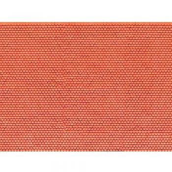 Dalle de Plaque en Carton 3D pour Modélisme alsaciennne Rouge Universelle NOCH 0056690
